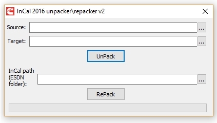 Cummins Incal Unpacker - Repacker 2016 v2